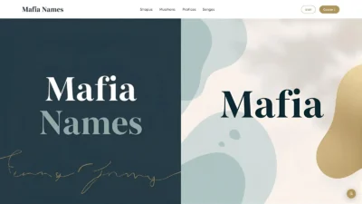 Mafia Names