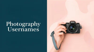 photography usernames