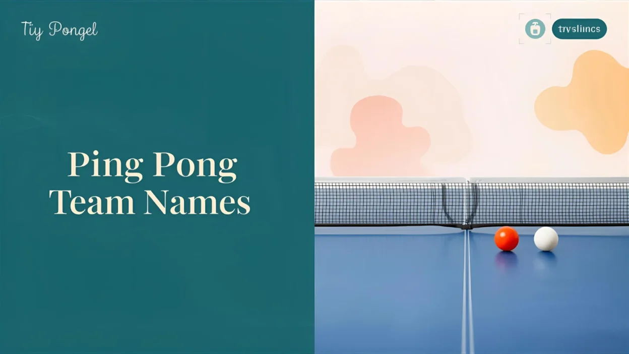 ping pong team names