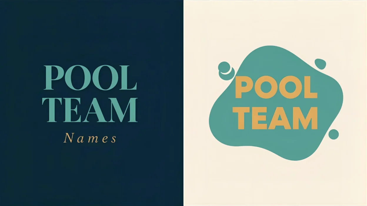 pool team names