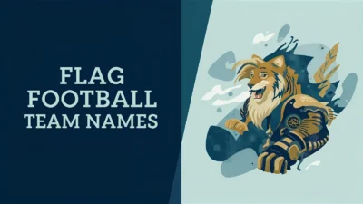 flag football team names