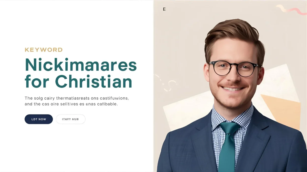 nicknames for christian
