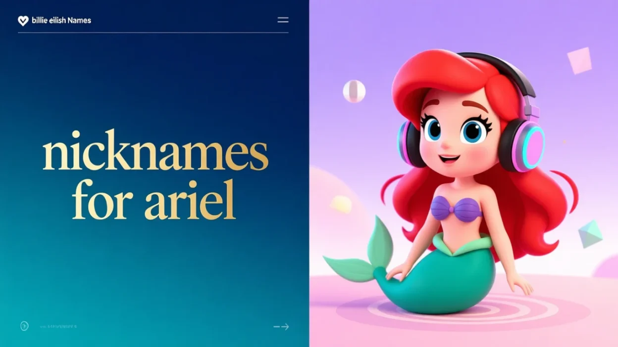nicknames for ariel
