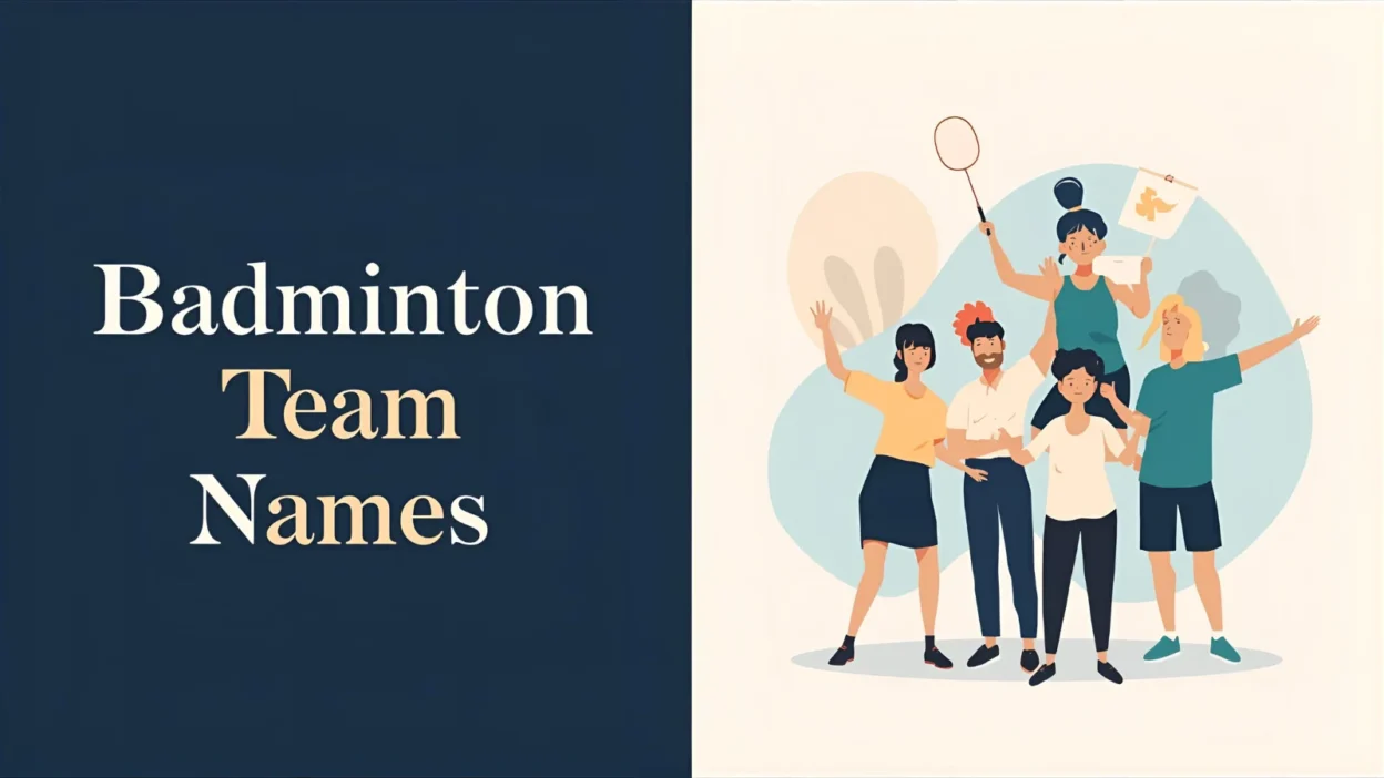badminton team names