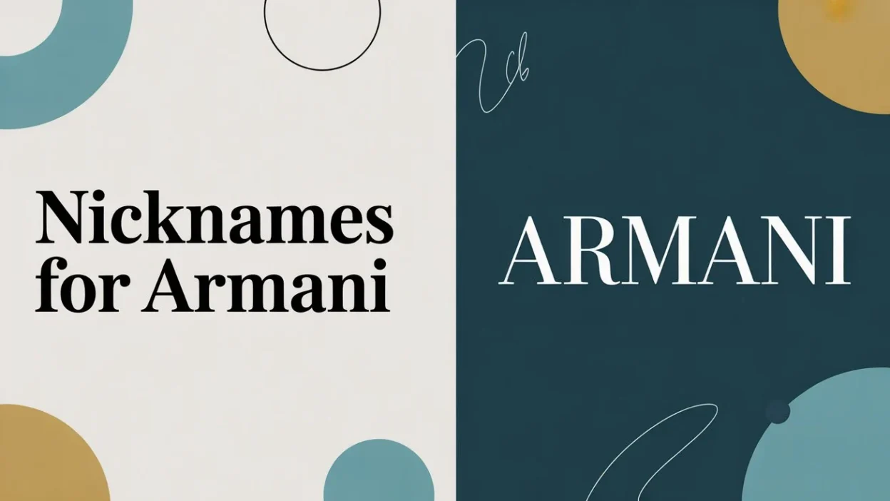 nicknames for armani