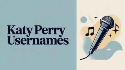 katy perry usernames