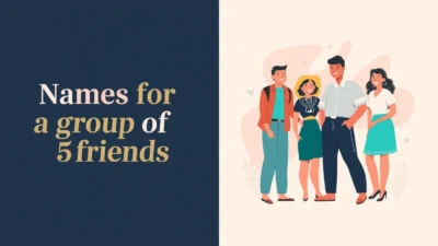 names for a group of 5 friends