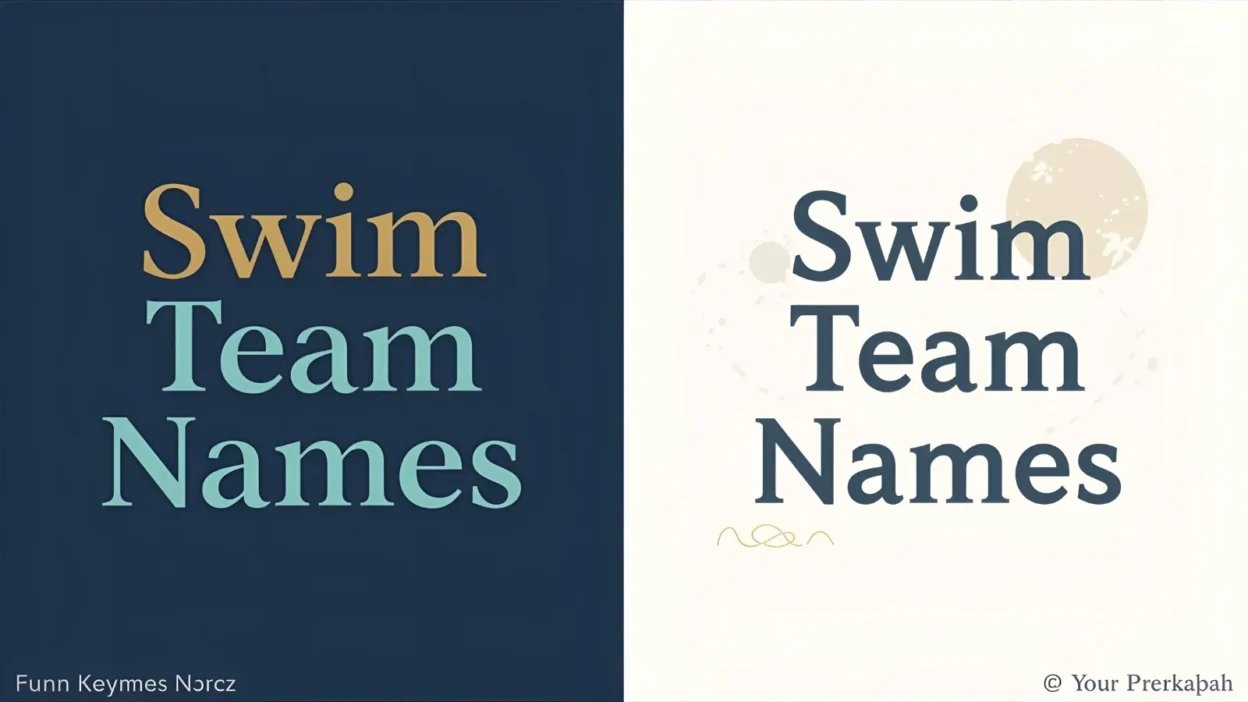 swim team names