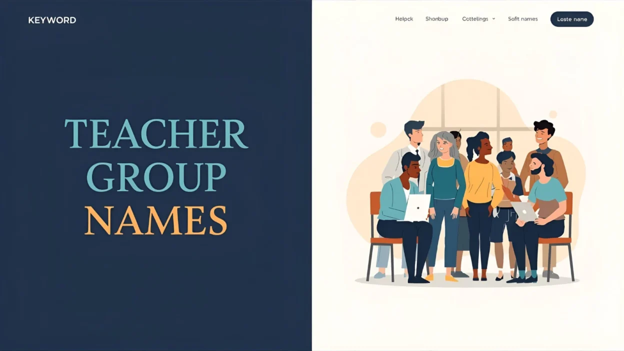 teacher group names