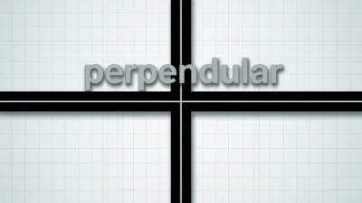 what does perpendicular mean