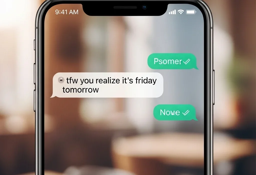 what does tfw mean on iphone